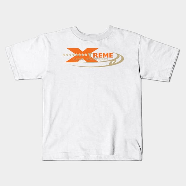 Xtreme Canoe Adventures Kids T-Shirt by TBM Christopher